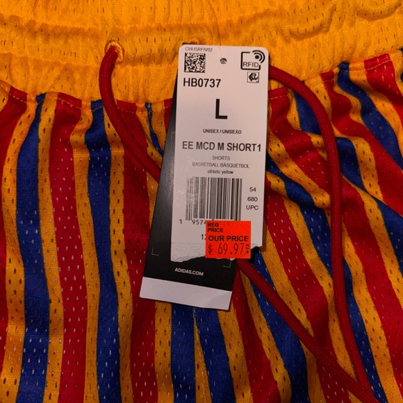 adidas Men x Eric Emanuel McDonald's All American Game Shorts - Picture 3 of 4